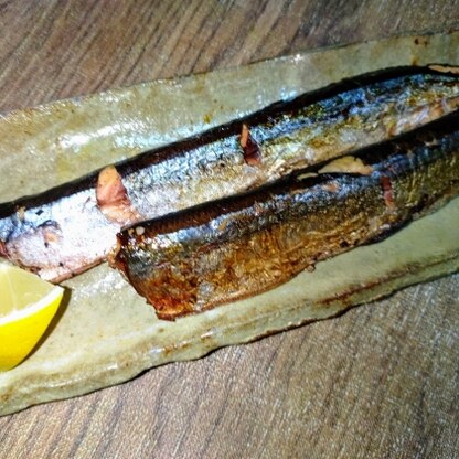 今年は更に高級品な秋刀魚、レシピにて美味しく頂きました。ご馳走さまでした♪